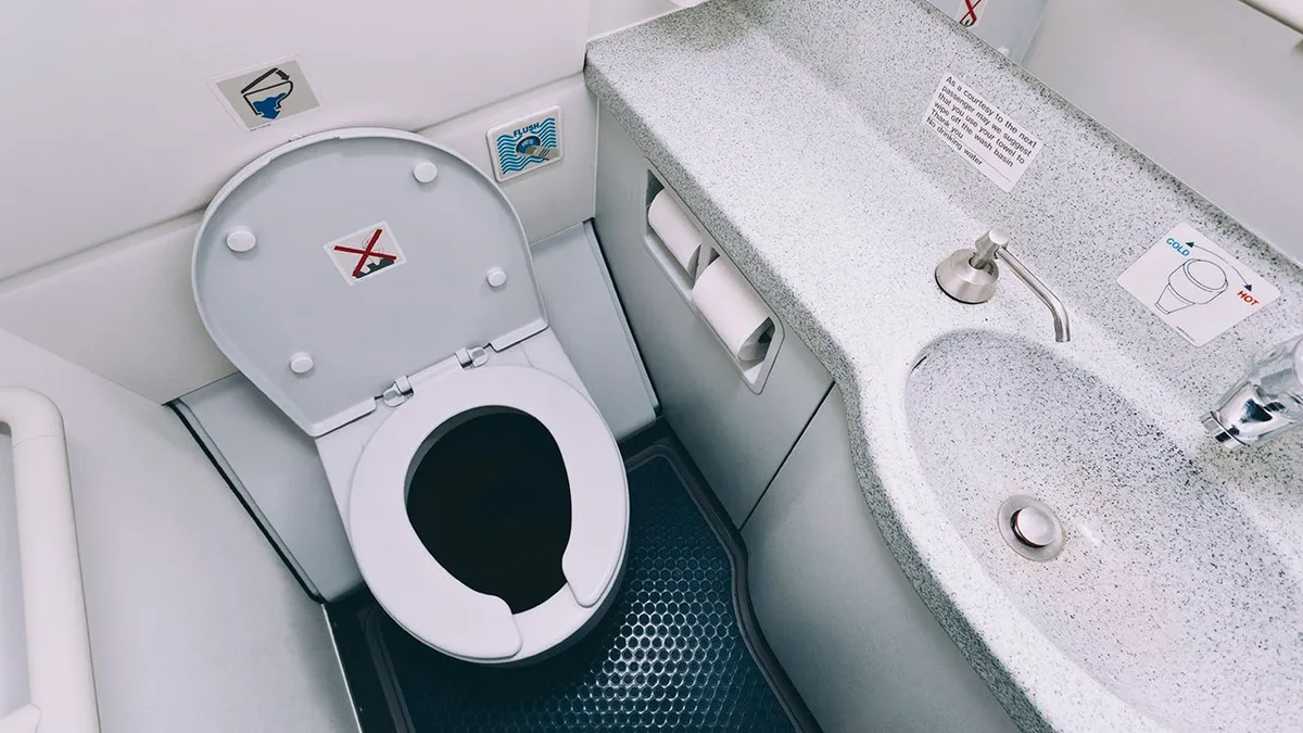 Toaleta na letadle